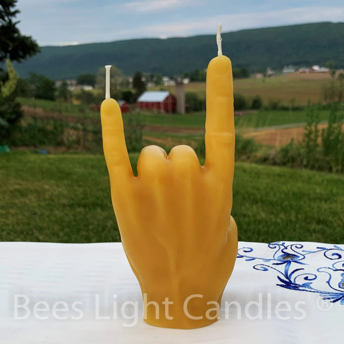 Rock On Beeswax Candle - BIG FRENCHIES