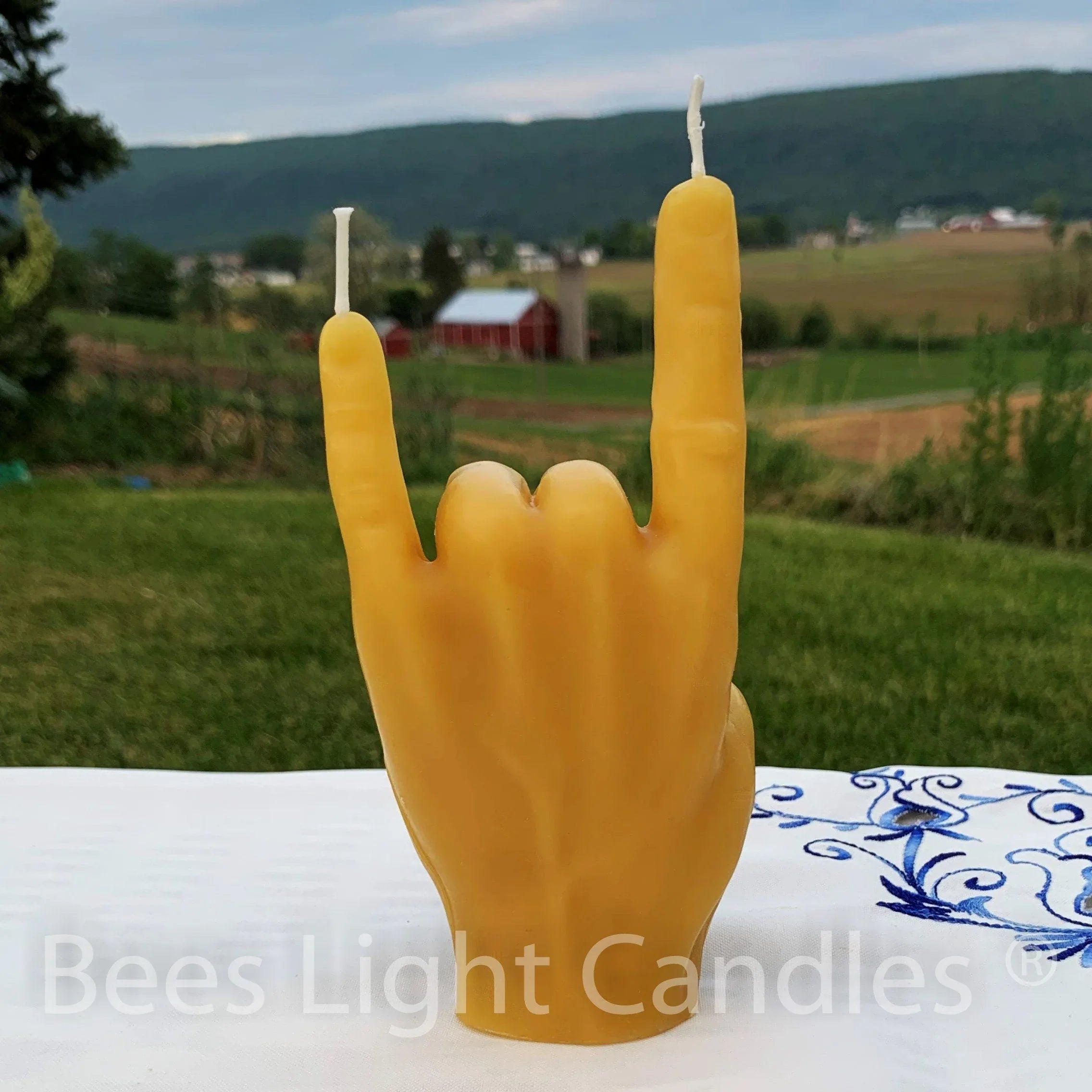 Rock On Beeswax Candle - BIG FRENCHIES