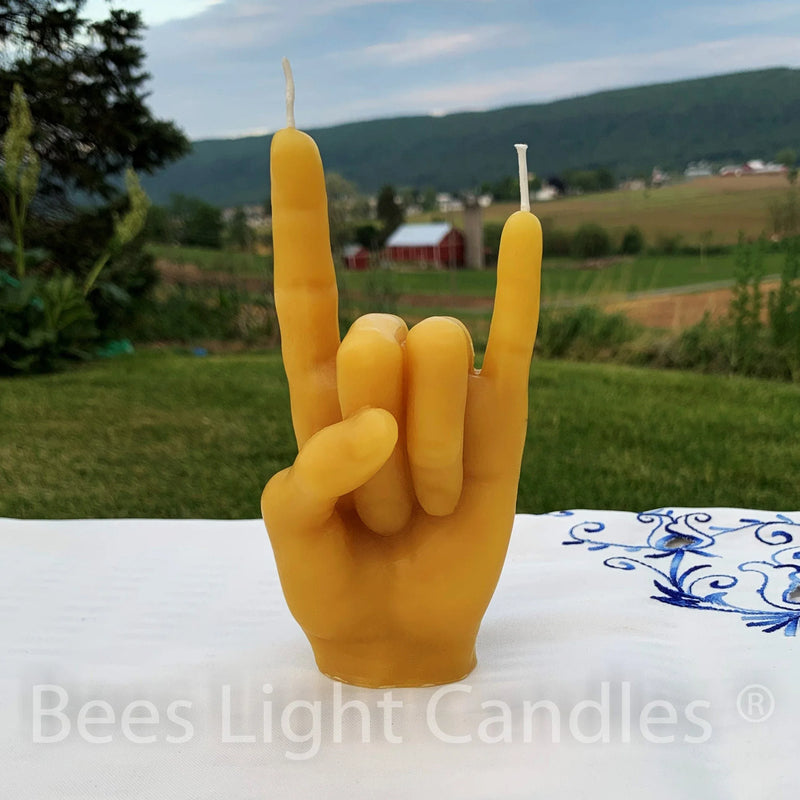 Rock On Beeswax Candle - BIG FRENCHIES