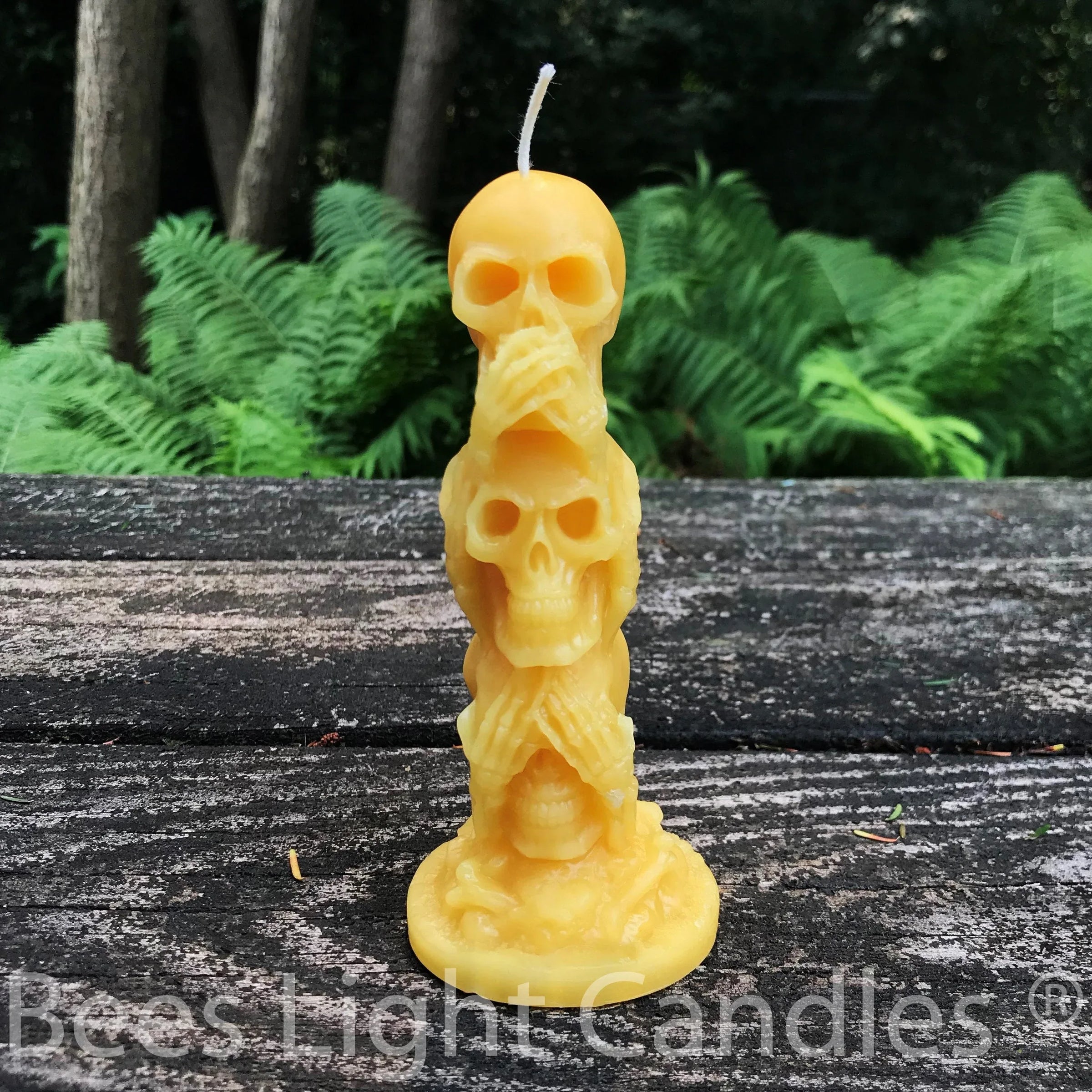 Skull Totem Pole Beeswax Candle - BIG FRENCHIES