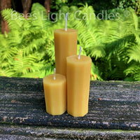 Octagon Beeswax Pillar Candles - BIG FRENCHIES