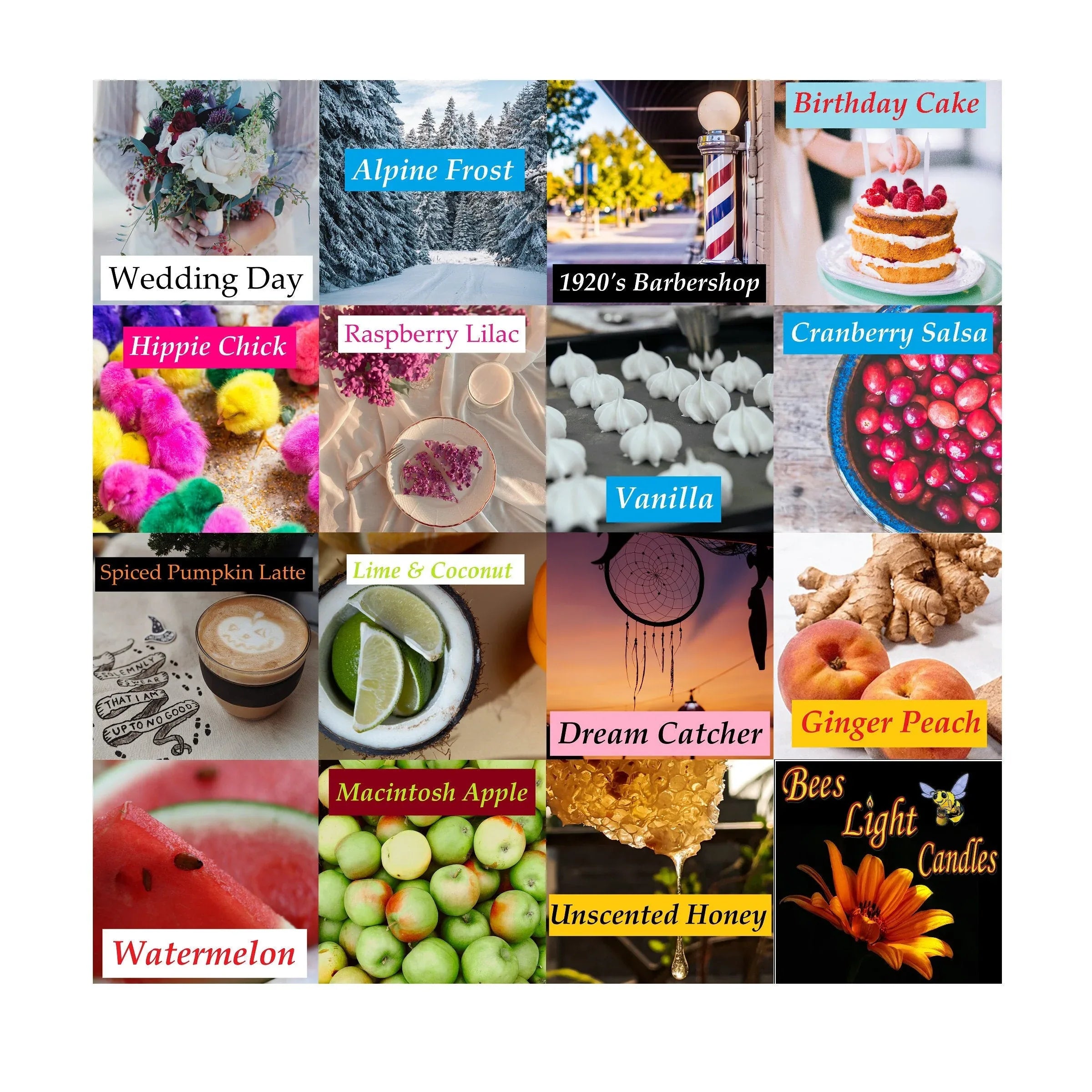 Scented Beeswax Tealight Candles Variety Pack - BIG FRENCHIES