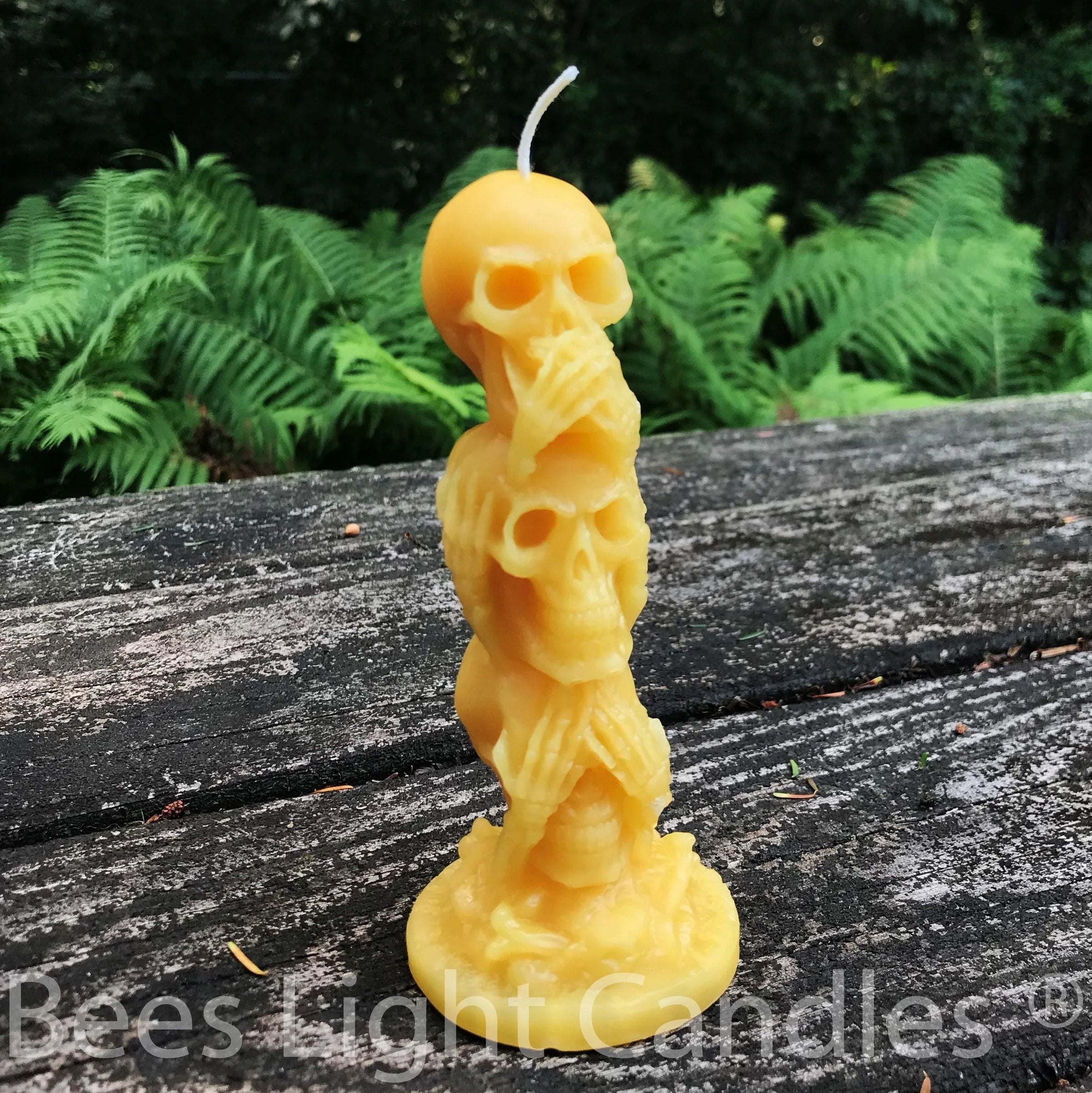 Skull Totem Pole Beeswax Candle - BIG FRENCHIES