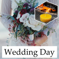 Wedding Day Scented Beeswax Tealight Candles - BIG FRENCHIES