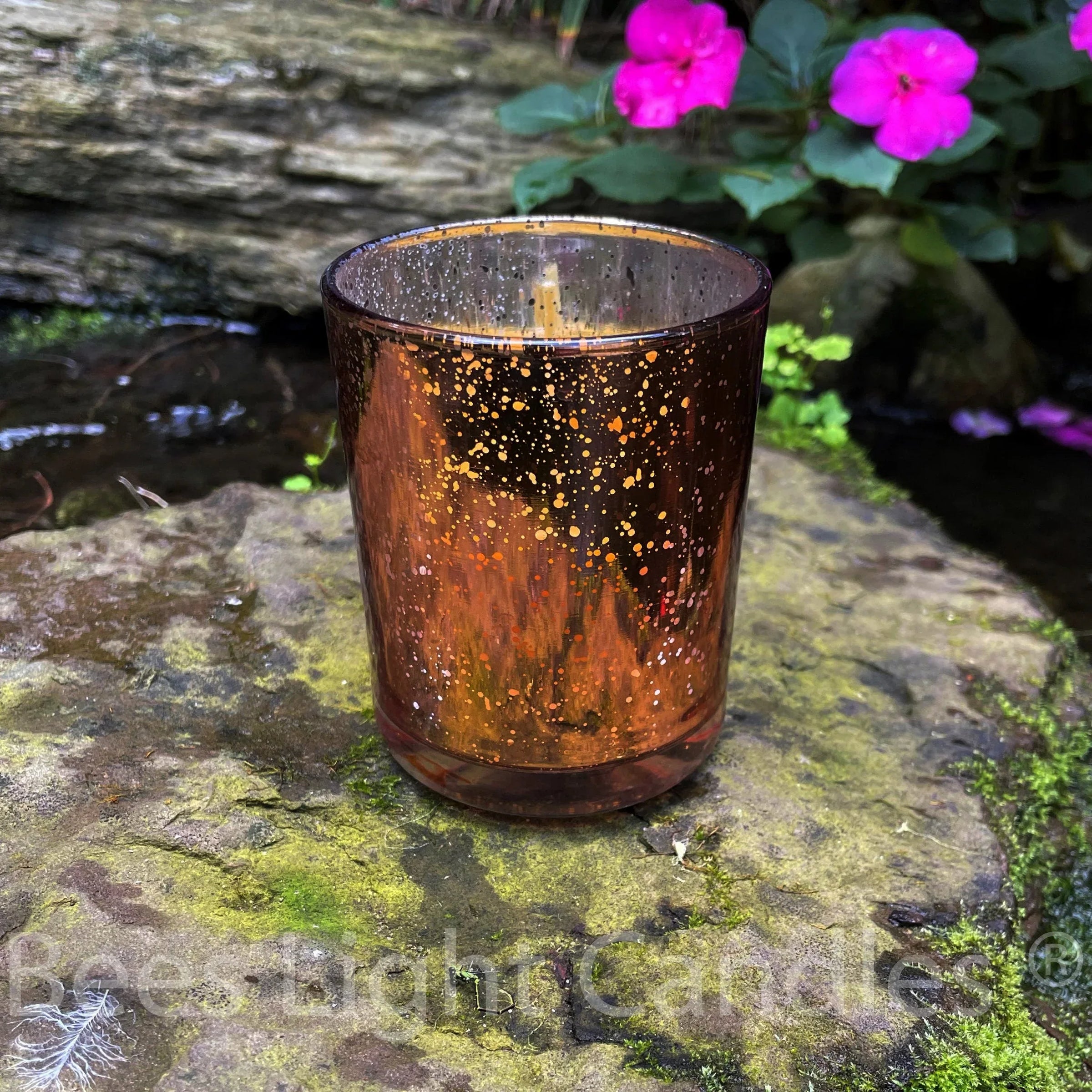 Rose Mercury Candle Holders - BIG FRENCHIES
