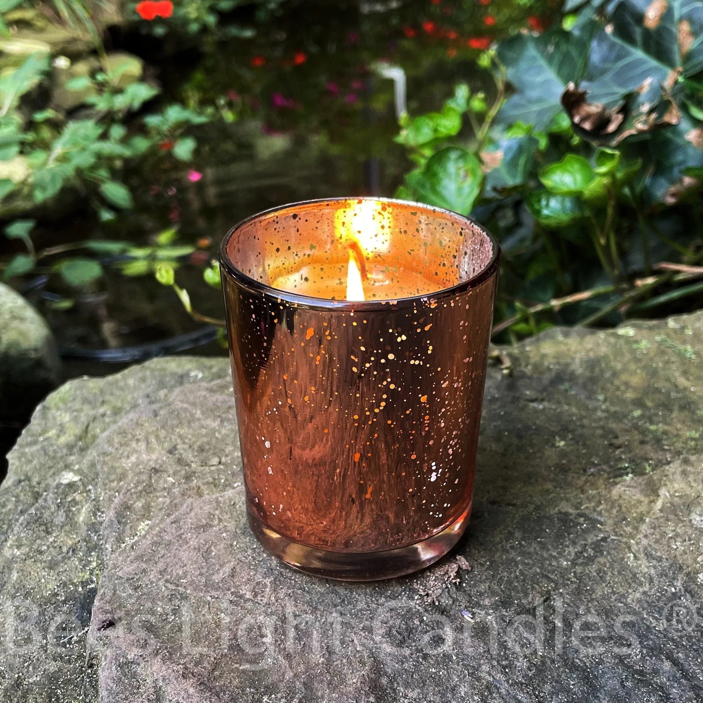 Rose Mercury Candle Holders - BIG FRENCHIES