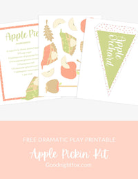 Apple Orchard Dramatic Play Printables