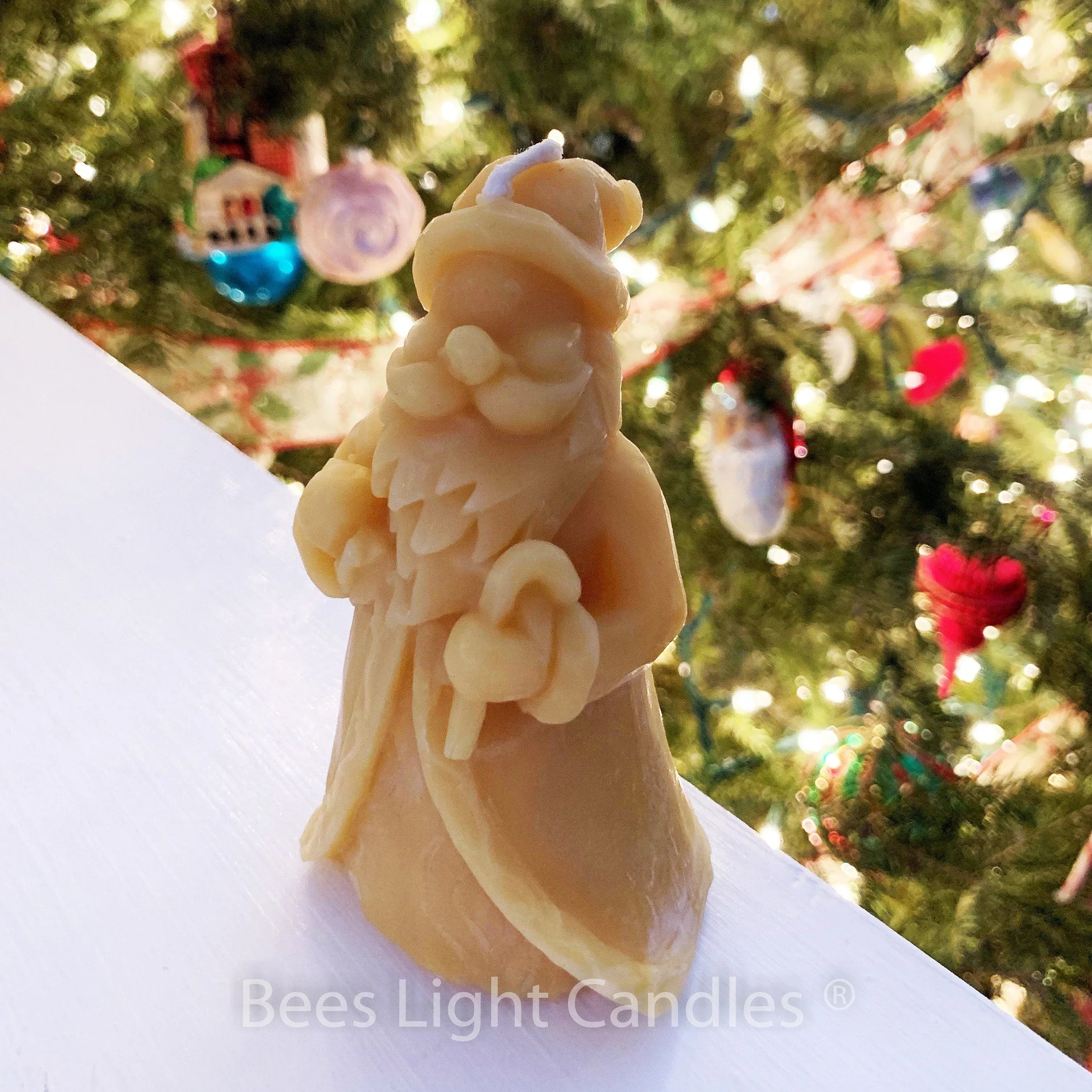 Santa Claus Beeswax Candle - BIG FRENCHIES