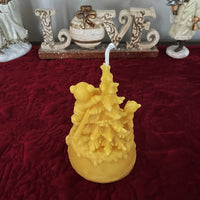 Teddy Bear Christmas Tree Beeswax Candles - BIG FRENCHIES