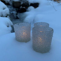 Sparkle Glass Candle Holder - BIG FRENCHIES