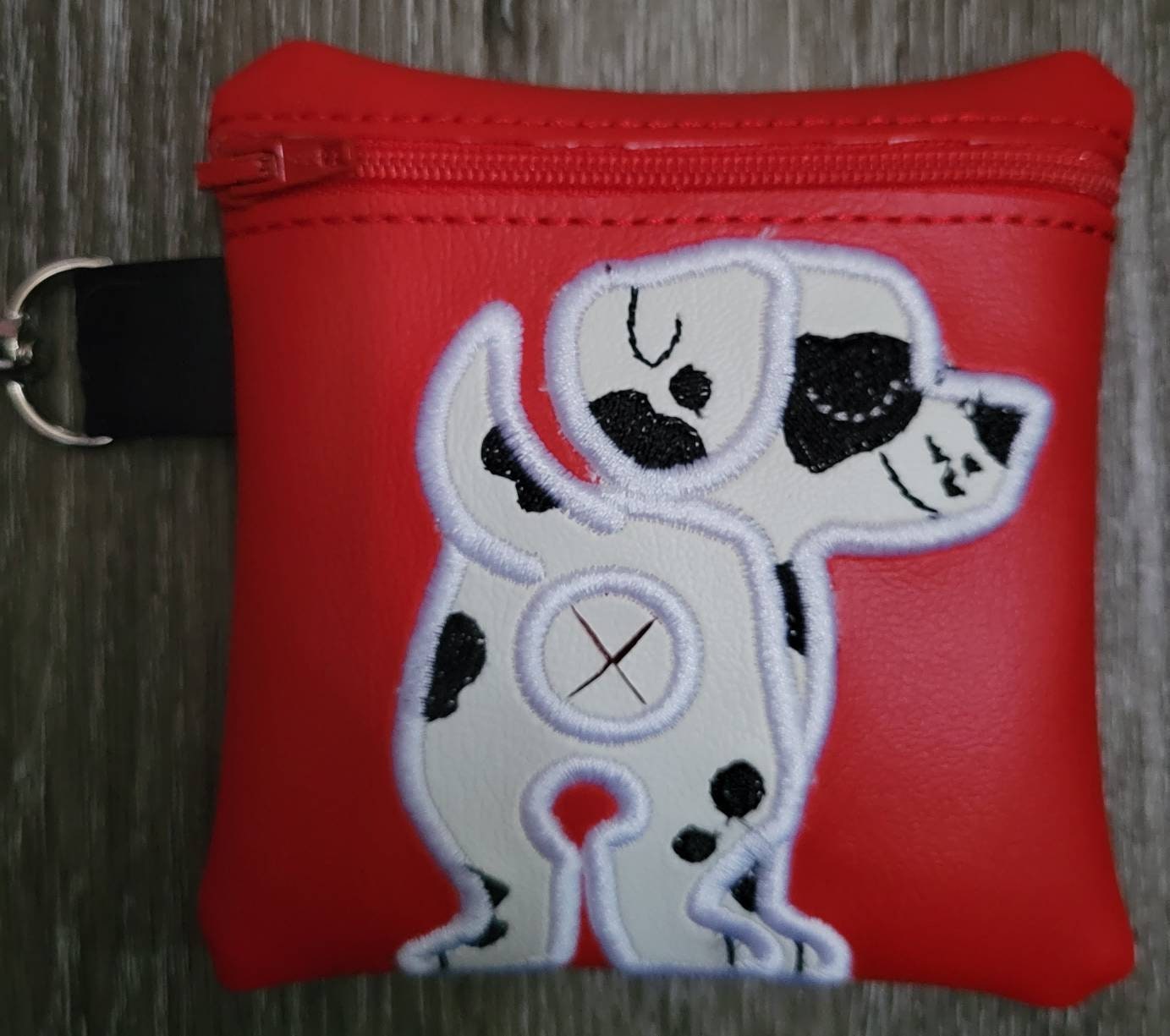 Dalmatian Poop Bag Pouch - gift for dog lover - Zippered poop bag holder- Gift for Dog Walker - veterinarian - dog groomer - BIG FRENCHIES