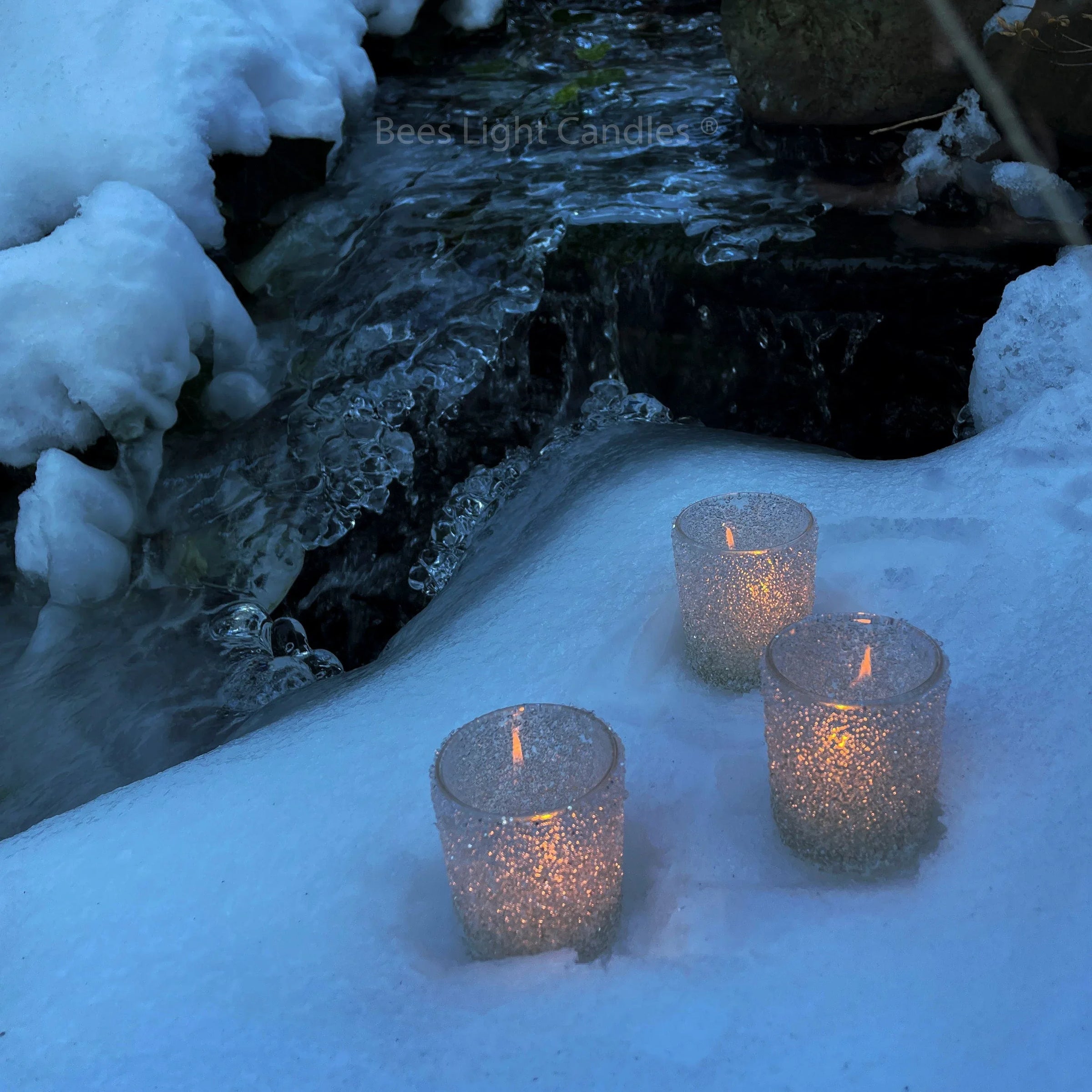 Sparkle Glass Candle Holder - BIG FRENCHIES