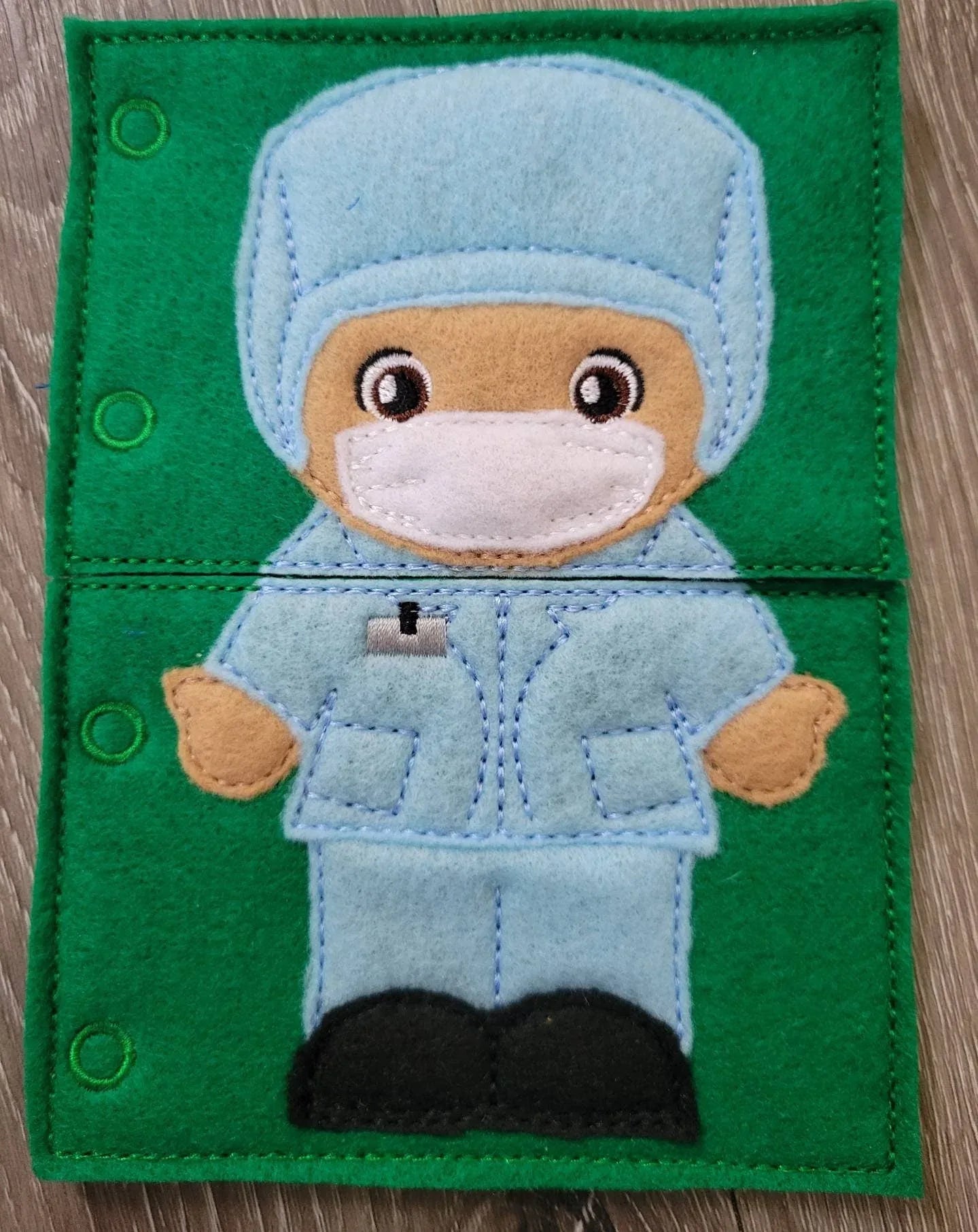 Quiet Book Toddler - Community Helpers - Occupations- mix and match - interactive flip book - educational - gift for children - learning - BIG FRENCHIES