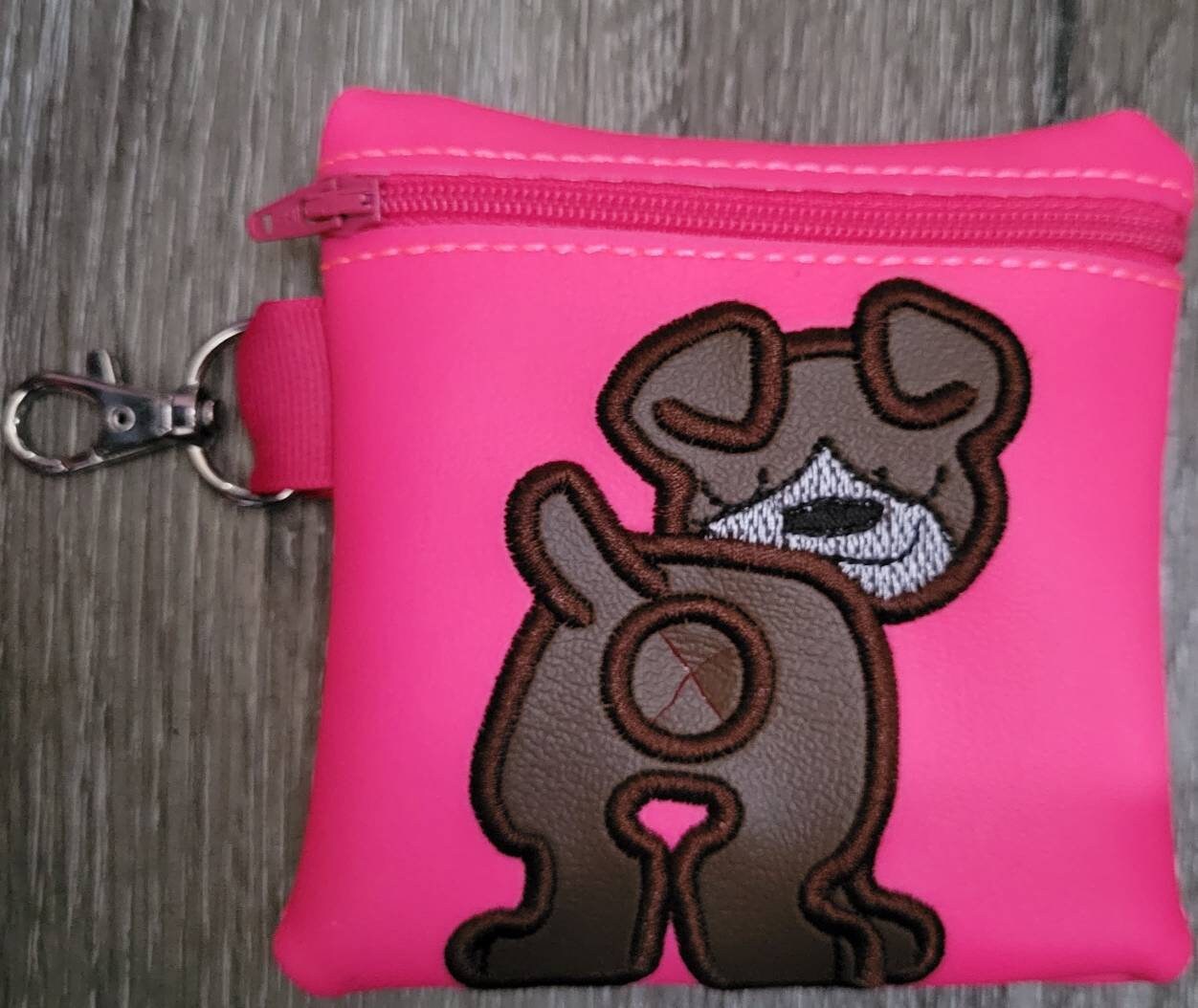 Boxer Poop Bag Pouch - gift for dog lover - Zippered poop bag holder- Gift for Dog Walker - veterinarian - dog groomer - BIG FRENCHIES