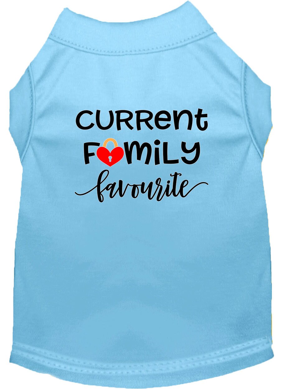 Pet Shirt "Current Family Favorite"