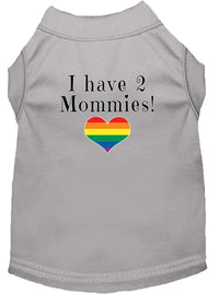 Pet Shirt "I Have Two Mommies"