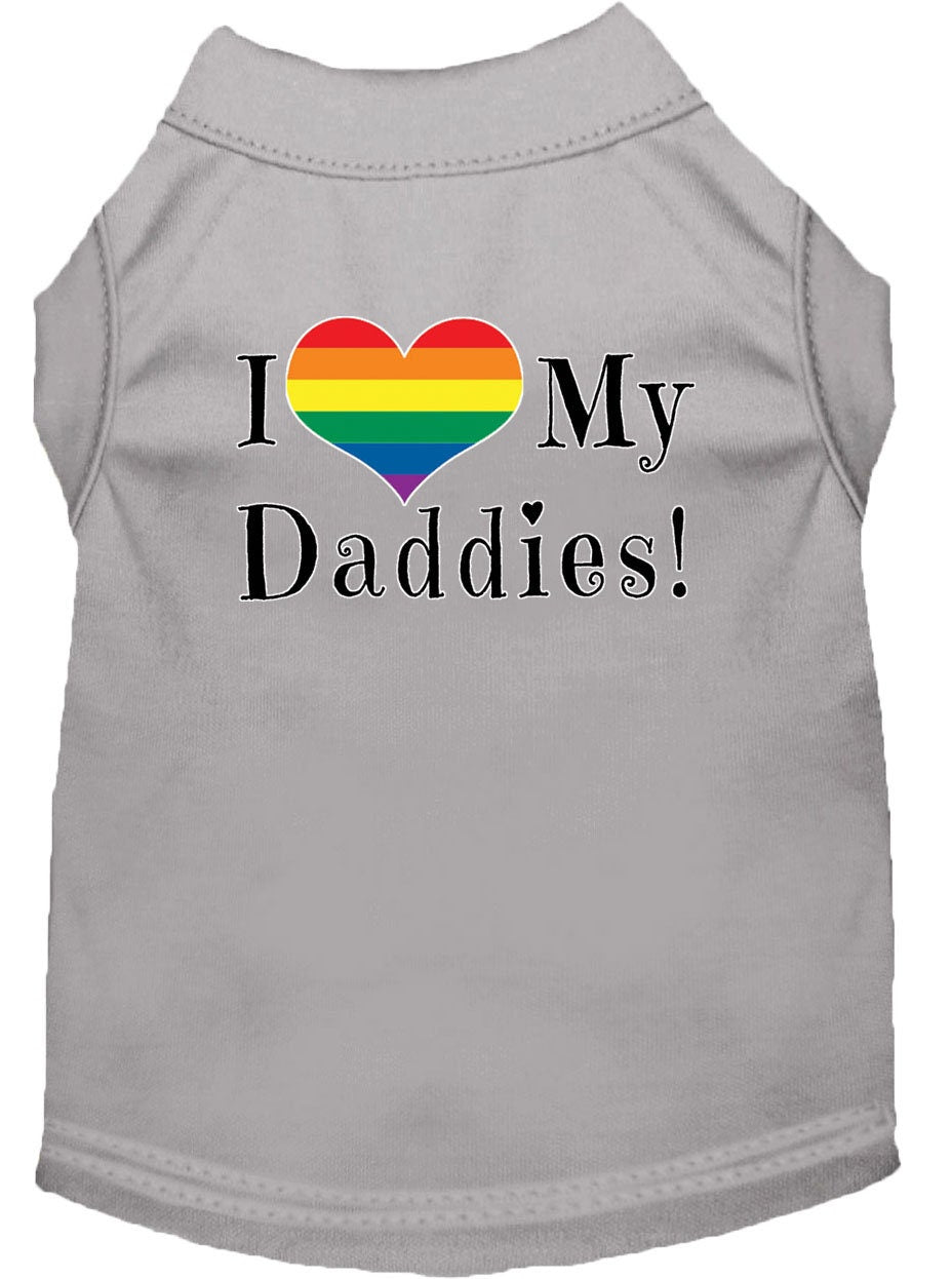 Pet Shirt "I Heart My Daddies"