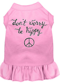 Pet Dress "Don't Worry, Be Hippy"