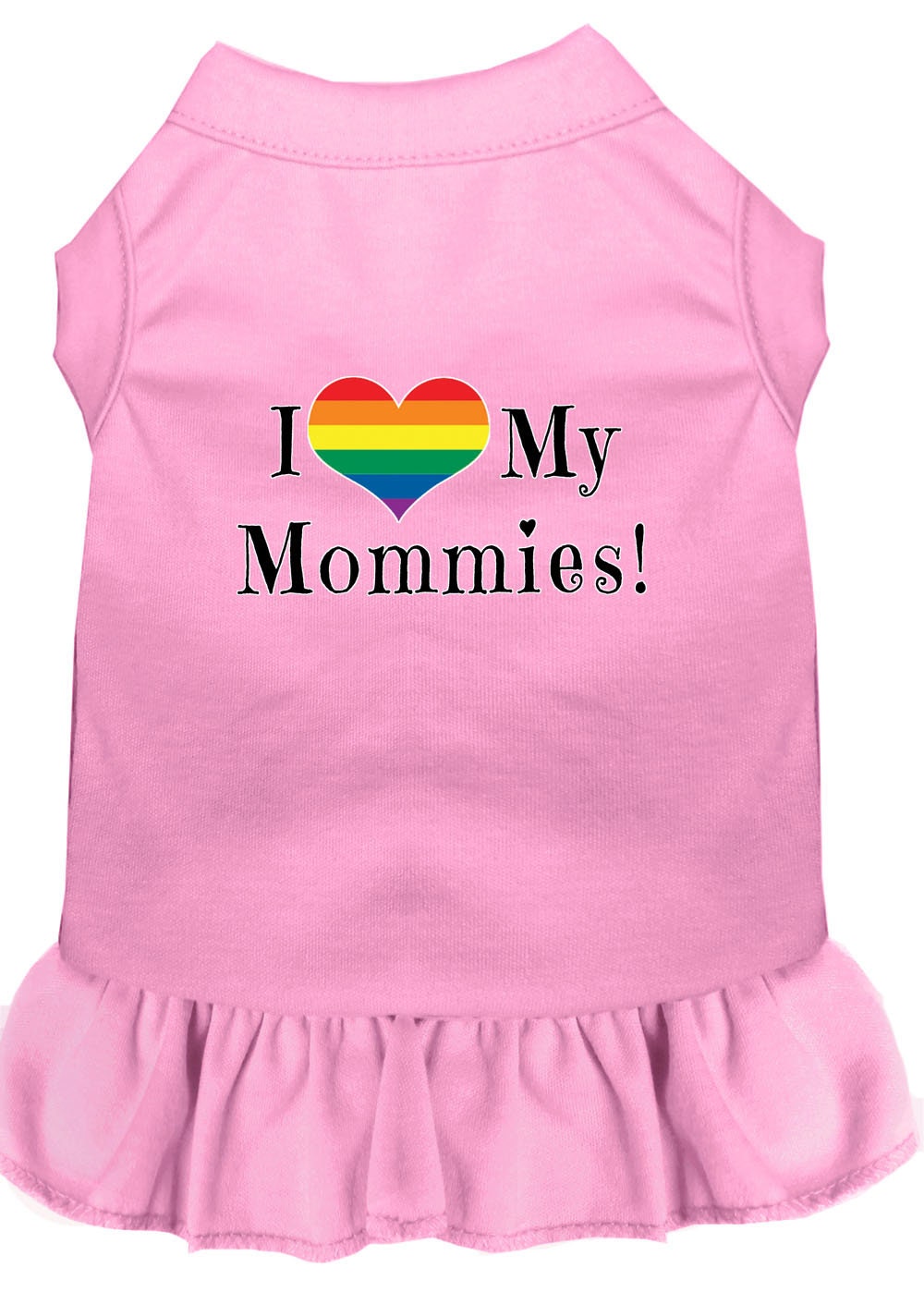 Pet Dress "I Heart My Mommies"