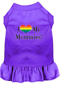 Pet Dress "I Heart My Mommies"