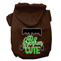 Halloween Pet Hoodie "So Franken Cute"