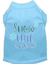 Christmas Pet Shirt "Snow Cute"