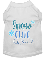 Christmas Pet Shirt "Snow Cute"
