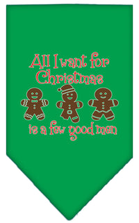 Christmas Pet Bandana "All I Want For Christmas Is A Few Good Men"