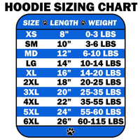 Pet Hoodie "Pink Argyle Heart"