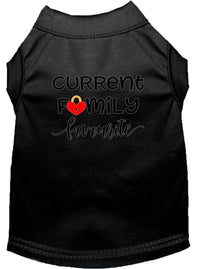 Pet Shirt "Current Family Favorite"