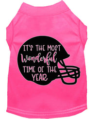 Pet Shirt "It's The Most Wonderful Time Of The Year (Football)"