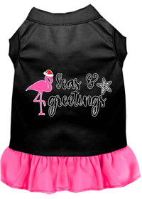 Christmas Pet Dress Screen Printed, "Seas and Greetings"