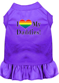 Pet Dress "I Heart My Daddies"