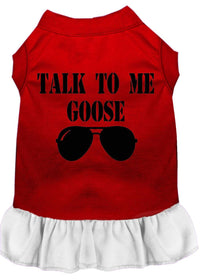 Pet Dress "Talk To Me Goose"