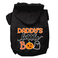 Halloween Pet Hoodie "Daddy's Little Boo"