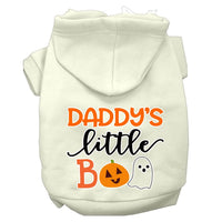 Halloween Pet Hoodie "Daddy's Little Boo"