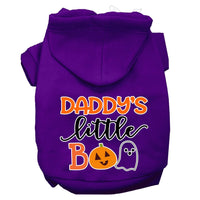 Halloween Pet Hoodie "Daddy's Little Boo"