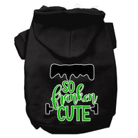 Halloween Pet Hoodie "So Franken Cute"