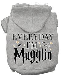 Pet Hoodie "Everyday I'm Mugglin"