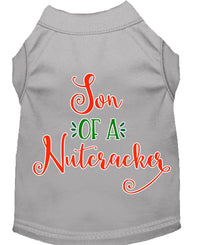 Christmas Pet Dog & Cat Shirt Screen Printed, "Son Of A Nutcracker"