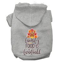 Pet Hoodie "Family, Food, & Football"
