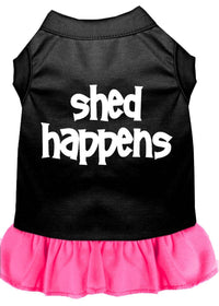 Pet Dress Screen Printed, "Shed Happens"