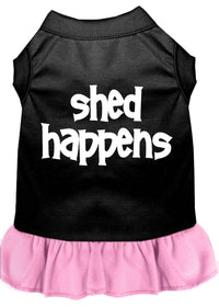 Pet Dress Screen Printed, "Shed Happens"