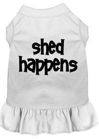 Pet Dress Screen Printed, "Shed Happens"