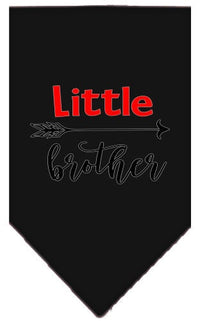 Pet and Dog Bandana Screen Printed, "Little Brother"