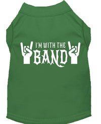 Pet Shirt "I'm With The Band"
