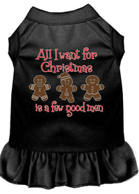 Christmas Pet Dress, "All I Want For Christmas Is A Few Good Men"