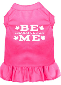 Pet Dress "Be Thankful For Me"