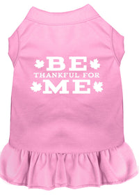 Pet Dress "Be Thankful For Me"