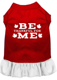 Pet Dress "Be Thankful For Me"